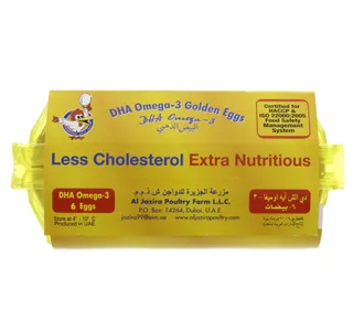 Golden Egg Dha Omega 3 Eggs Medium 6 Pcs