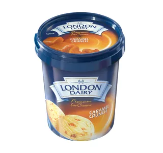 London Dairy Caramel Crunch Ice Cream 500 ml