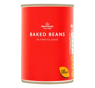 Morrisons Baked Beans In Tomato Sauce 410 G