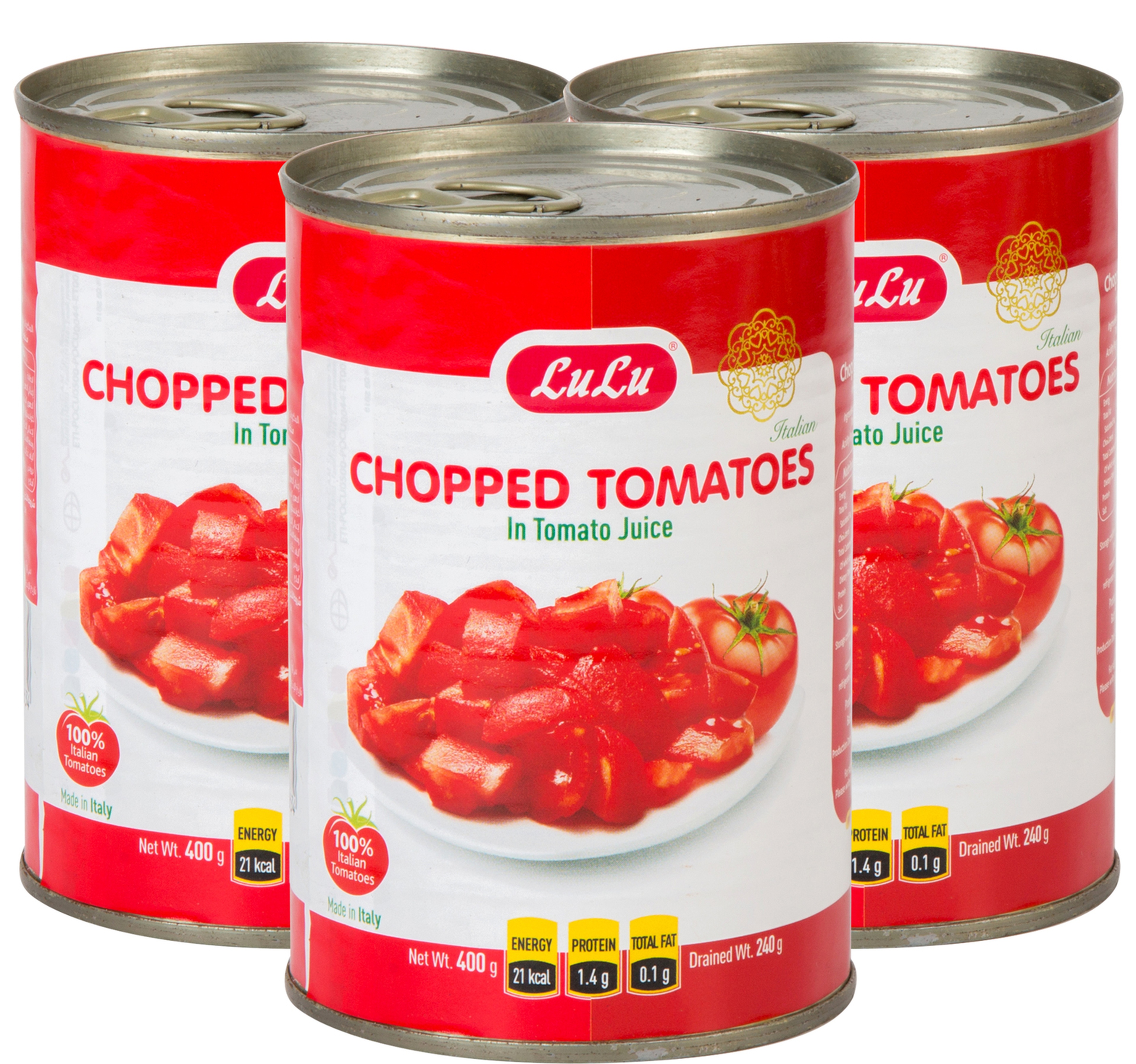 Lulu Chopped Tomatoes In Tomato Juice 3 400 G