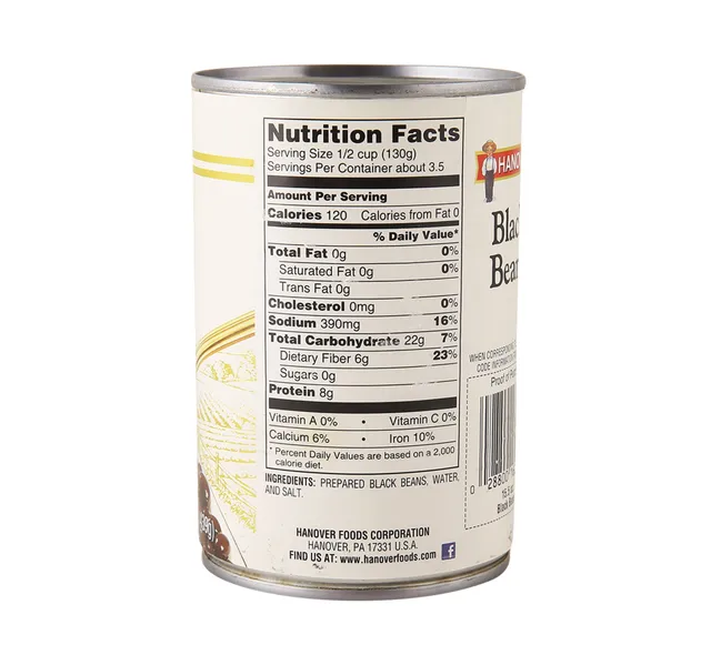 Hanover Black Beans 439 g