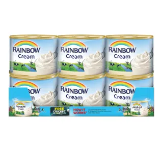 Rainbow Tin Cream 6 170 G