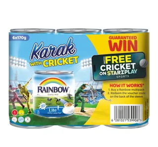 Rainbow Lite Evaporated Milk 6 170 G