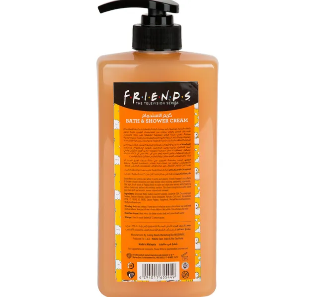 Friends Papaya Bath Shower Cream 750 Ml