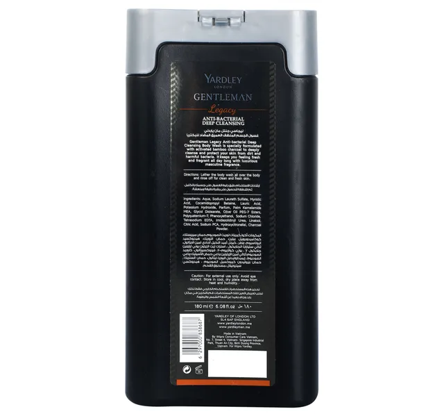Yardley Body Wash Gentleman Legacy 180 Ml