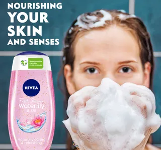 Nivea Waterlily Oil Fresh Shower Gel Value Pack 2 250 Ml