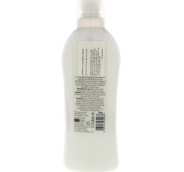 Pampered Love To Soak Magnolia Creme Bath 1 Litre