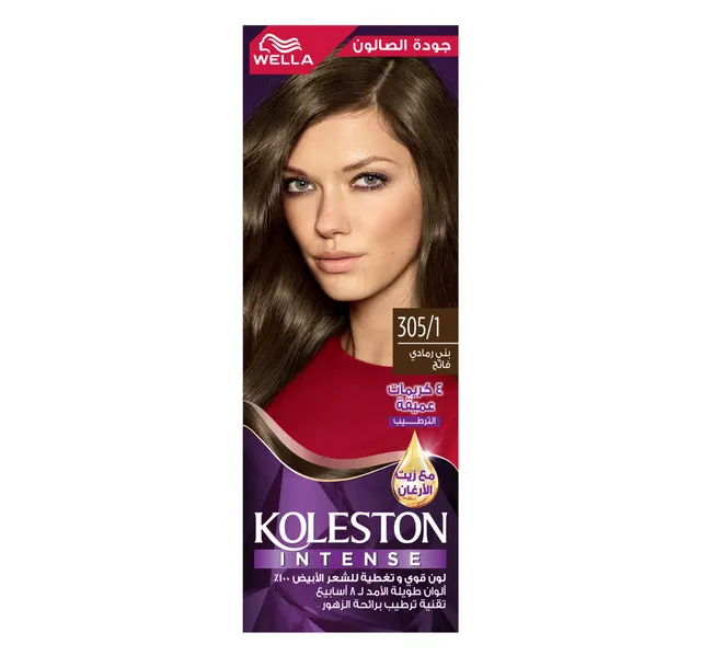 Koleston Intense 3051 Light Ash Brown Hair Color Kit 1 Pkt