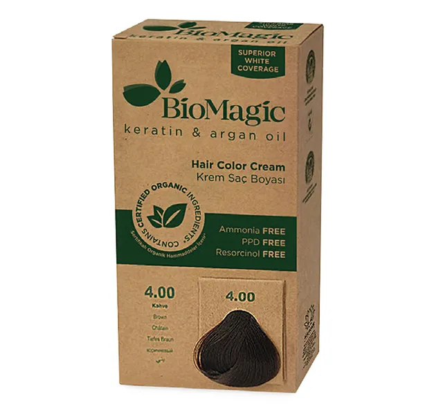 Bio Magic Hair Color Cream Brown 400 1 Pkt