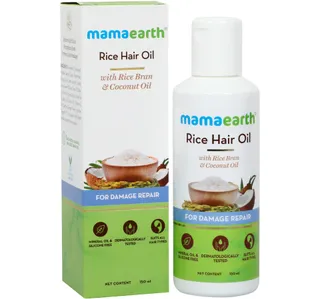 Mamaearth Rice Bran Coconut Hair Oil 150 Ml