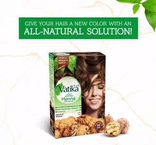 Vatika Henna Hair Colors - Mahogany 60g