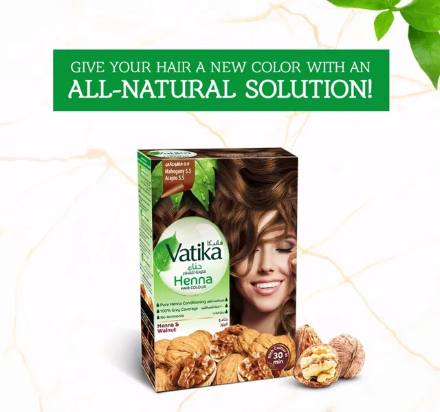 Vatika Henna Hair Colors - Mahogany 60g