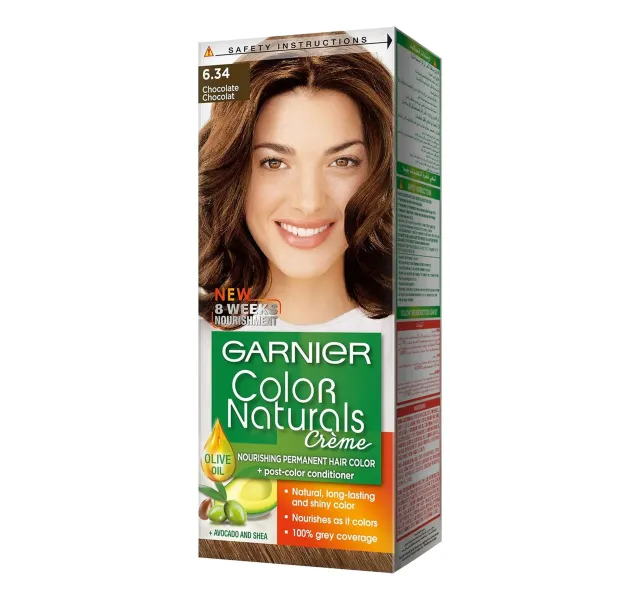 Garnier Color Naturals Creme 634 Chocolate Value Pack 2 1 Pkt