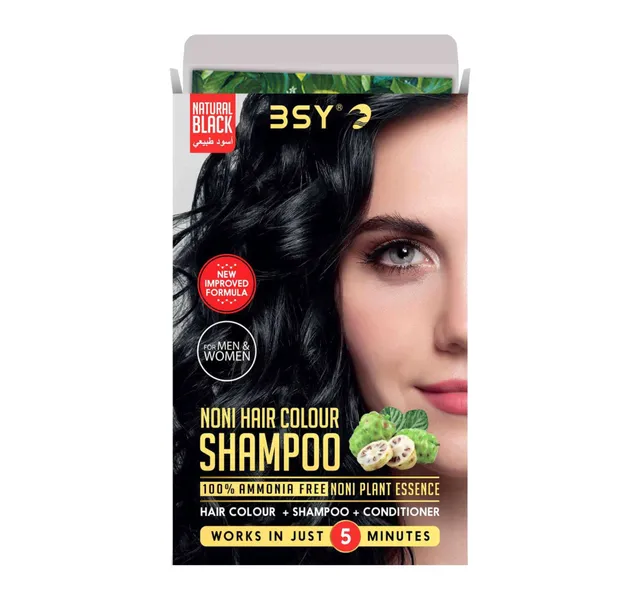 Bsy Noni Black Hair Dye Shampoo 20 Ml