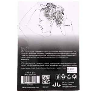 Henna Speedy Fresh Cool Hair Dye Shampoo 8817 Natural Black 1 Pkt