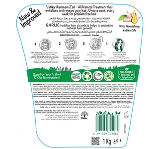 Vatika Naturals Hammam Zaith Hot Oil Treatment Natural Extracts Of Garlic