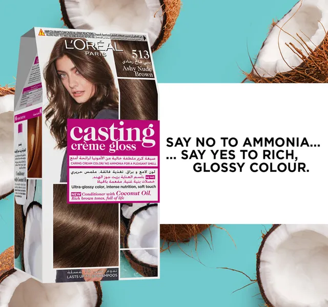 L'Oreal Casting Cream Gloss 513 Ashy Nude Brown