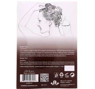 Henna Speedy Fresh Cool Hair Dye Shampoo 8845 Natural Brown 1 Pkt