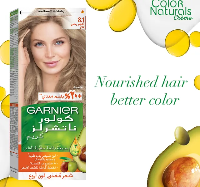 Garnier Color Naturals 8.1 Light Ash Blonde