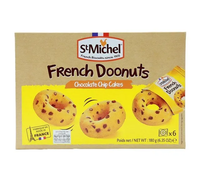 St. Michel French Doonuts Chocolate Chip Cakes 180 g