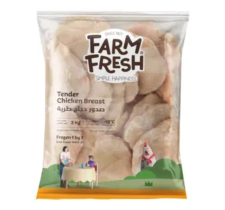 Farm Fresh Tender Chicken Breast IQF Value Pack 2 kg