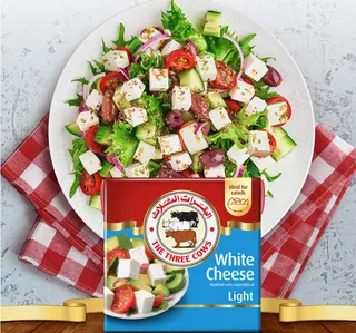 The Three Cows Light White Cheese 500 G