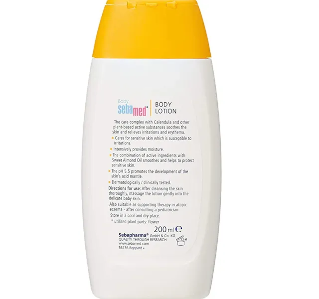 Sebamed Baby Body Lotion With Calendula 200 ml