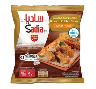 ساديا شرائح دجاج بروستد كلاسيك 750 جم