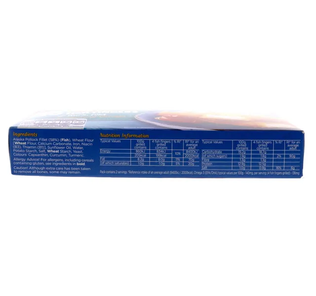 Youngs Omega 3 Fish Fingers 250 G