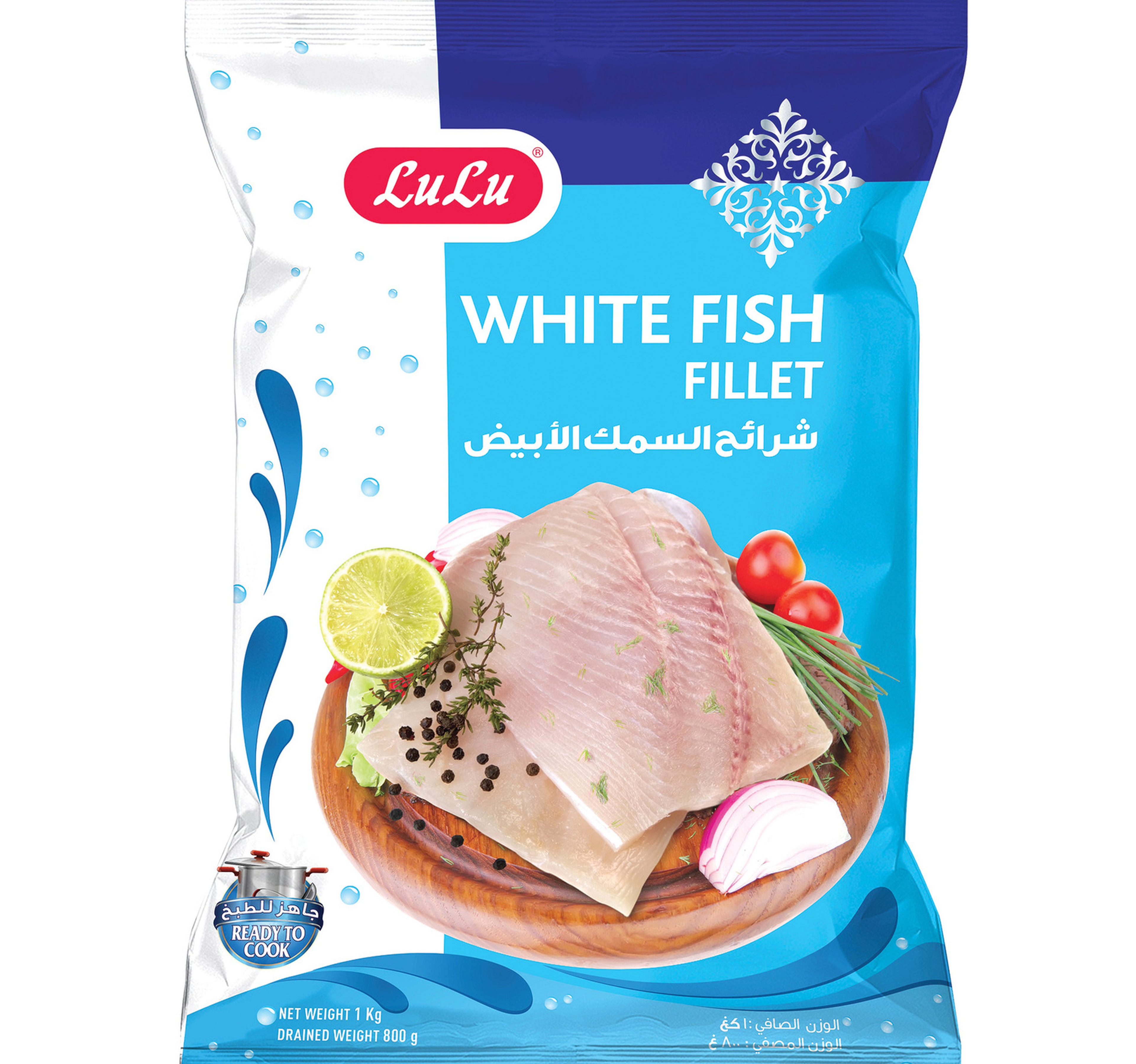 Lulu Frozen White Fish Fillet 1 Kg