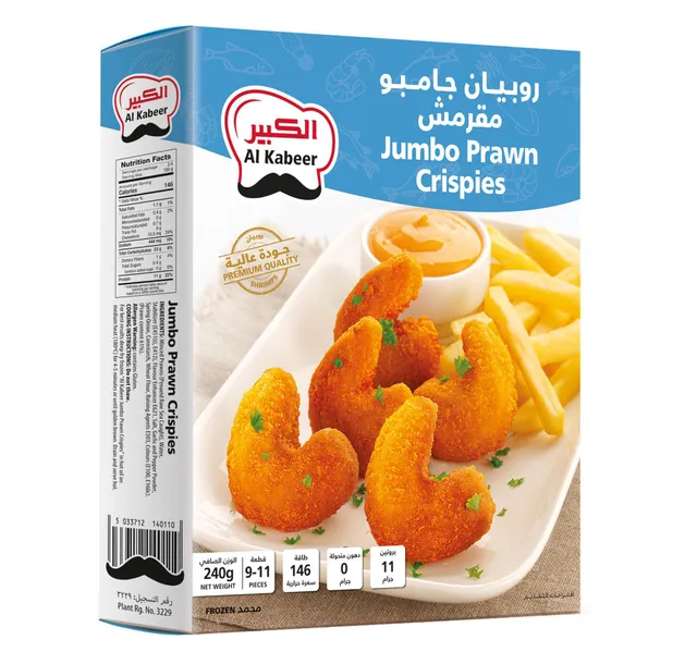Al Kabeer Jumbo Prawn Crispies 240 G