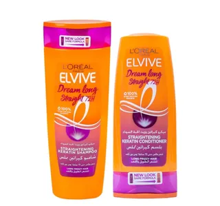 Loreal Paris Elvive Dream Long Straight Keratin Shampoo 400 Ml Conditioner