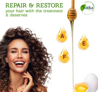 Vatika Naturals Repair Restore Oil Replacement For Damaged Hair Splitends