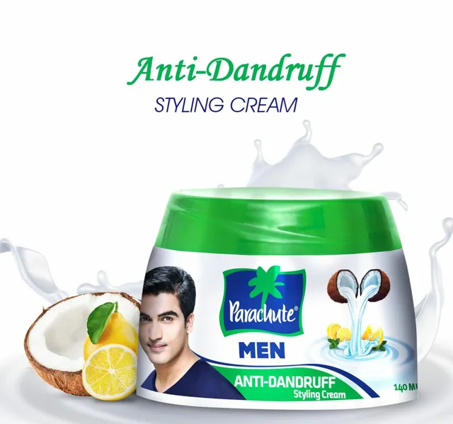 Parachute Anti Dandruff Styling Cream for Men 140 ml