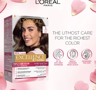 Loreal Paris Excellence Cream Color 5 Light Brown 1 Pkt