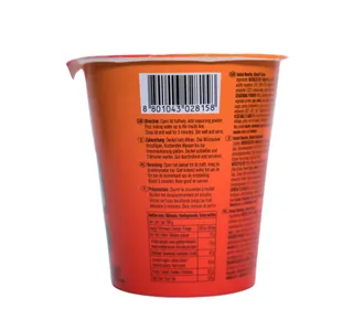 Nongshim Shin Kimchi Ramyun Cup Noodles 75 G