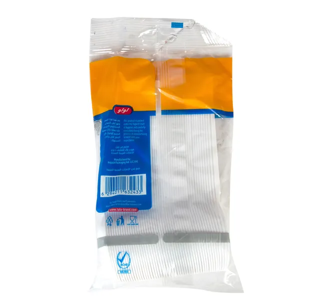 Lulu Plastic Spoon White 50pcs
