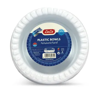 Lulu Plastic Bowls 6oz 25 Pcs
