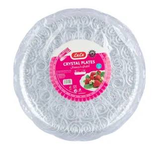 LuLu Crystal Plates Size 33cm 5 pcs