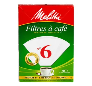 Melitta Original Coffee Filters 1x6 40pcs