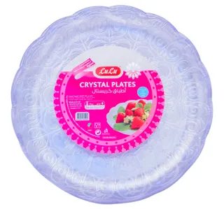 Lulu Crystal Plates 24cm 5 Pcs