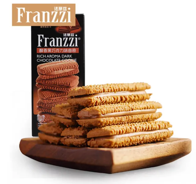 Franzzi Dark Chocolate Flavor Cookie 115 G