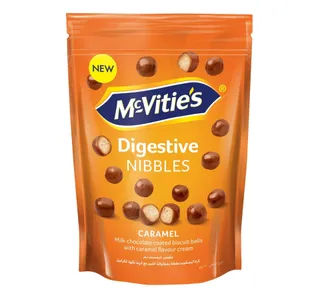 Mcvities Digestive Nibbles Caramel Chocolate 120 G