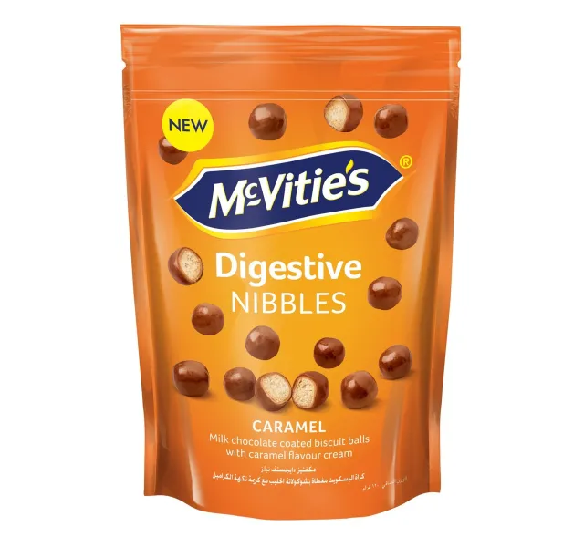 McVitie's Digestive Nibbles Caramel Chocolate 120 g