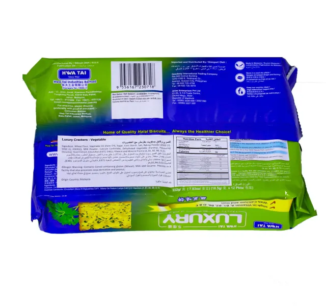 Hwa Tai Luxury Vegetable Crackers 222 G