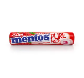 Mentos Pure Fresh Sugar Free Strawberry Flavour Chewing Gum 1575 G