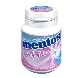 Mentos White Tutti Frutti Flavour Sugar Free Chewing Gum 54 G