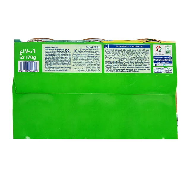 Almarai Full Fat Vetal Fresh Yoghurt 6 170 G