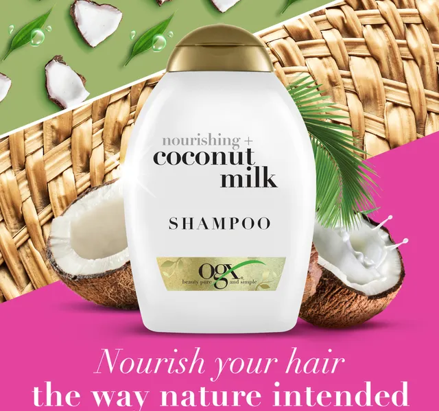 OGX Nourishing Coconut Milk Shampoo 385ml