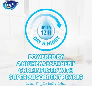 Fine Baby Instant Dry Pants Large Size 4 915 Kg Value Pack 44 Pcs